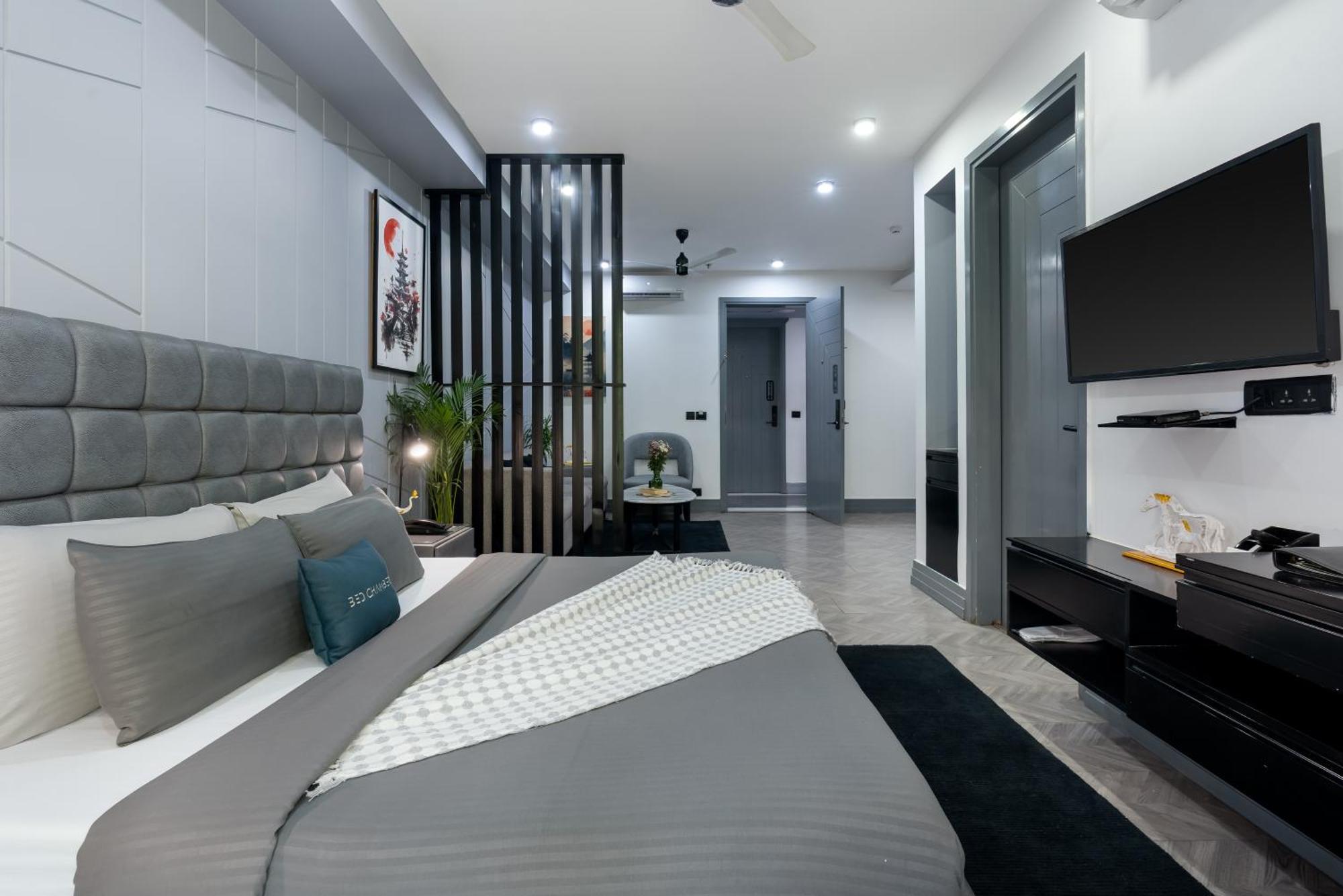 Bedchambers Serviced Apartments - Cyber City Gurgaon Zewnętrze zdjęcie