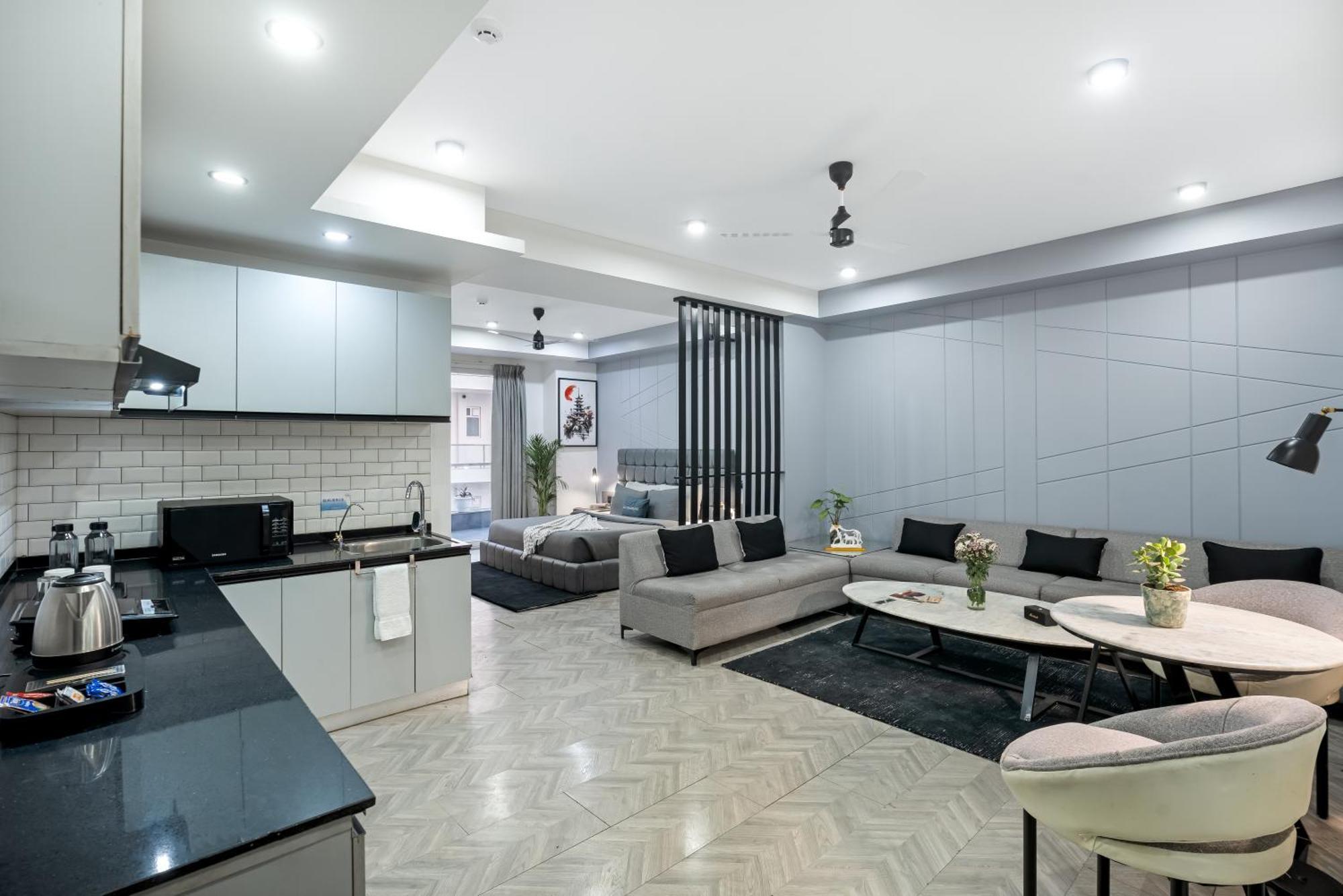 Bedchambers Serviced Apartments - Cyber City Gurgaon Zewnętrze zdjęcie